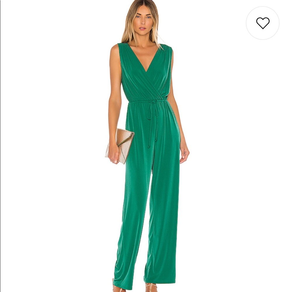 Open Back Jumpsuit in Pine Green
BCBGeneration